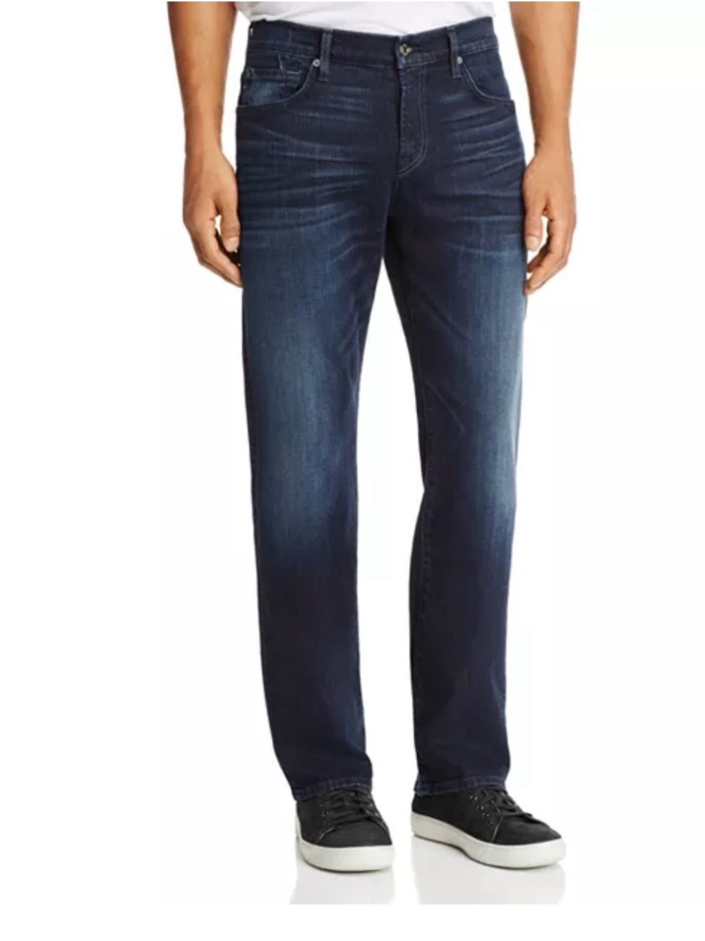 7 For All Mankind Men’s Luxe Performance Carsen Indigo Straight Jeans -Sz 30